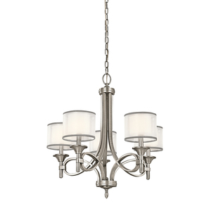 Lacey 5 Light Luster - Antique Pewter Elstead small 0