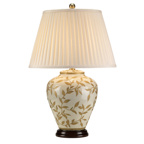 Skontrolujte Listy Hnedo-zlaté 1 Svetlá stolová lampa Elstead