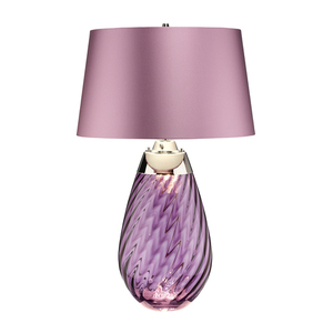 Lena 2 Svetlá veľká slivková stolová lampa Elstead small 1