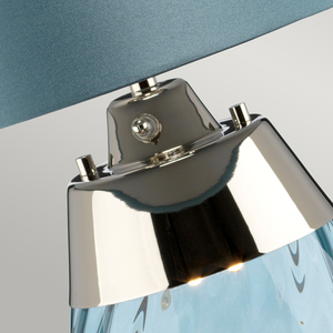 Lena 2 Svetlomodrá stolná lampa Elstead small 1
