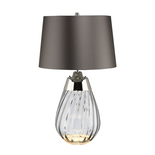 Skontrolujte Lena 2 Ľahká malá dymová stolná lampa Elstead