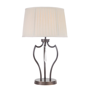 Pimlico 1 svetlá stolná lampa - Tmavý bronz Elstead small 0