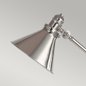 Svetlá stolová lampa Provence 1 - Leštený nikel Elstead small 2