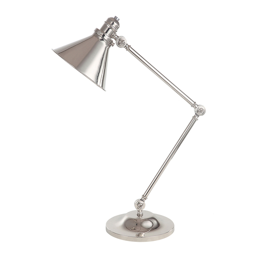 Skontrolujte Svetlá stolová lampa Provence 1 - Leštený nikel Elstead