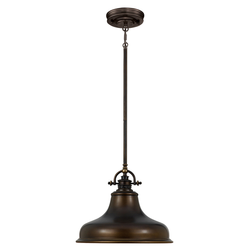 Skontrolujte Emery 1 Light Medium Pendant Lamp - Palladian Bronze Elstead.