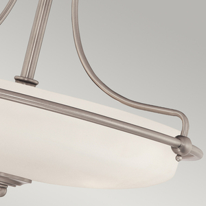 Griffin 4 Light Semi-Flush Light - Starožitný Nikel Elstead small 2