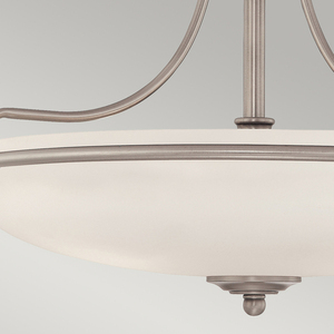 Griffin 4 Light Semi-Flush Light - Starožitný Nikel Elstead small 3