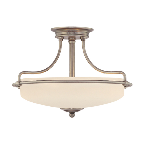 Skontrolujte Griffin 3 Light Semi-Flush Light - leštený chróm Elstead