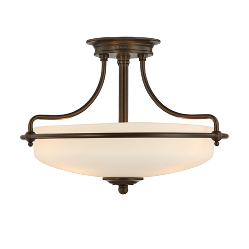 Skontrolujte Griffin 3 Plafond - Palladian Bronze Elstead