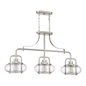 Prívesok Trilogy 3 Light Island - Brushed Nickel Elstead small 1
