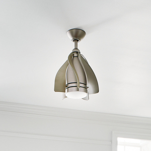 Terna lampa do ventilátora Brúsený nikel, IP20 LED 3000K 38cm 2 Terna lampa do ventilátora Brúsený nikel, IP20 LED 3000K 38cm small 2
