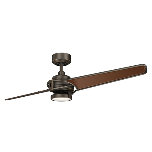 Skontrolujte Ventilátor Xeta Starý bronz, IP20 LED 3000K 142cm
