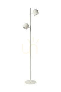 Stojacia lampa Lucide SKANSKA-LED biela kovová LED 2x5W stmievateľná 03703/10/31 small 1