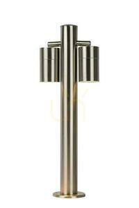 Vonkajšie post svetlo Lucide ARNE-LED strieborné IP44 2xGU10 50 cm 14867/10/12 small 3