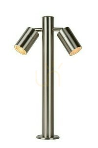 Vonkajšie post svetlo Lucide ARNE-LED strieborné IP44 2xGU10 50 cm 14867/10/12 small 7