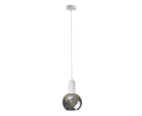 Skontrolujte Závesné svietidlo Keter Lighting SUPRA WHITE 1234, biele, dymové sklo, 1xE27
