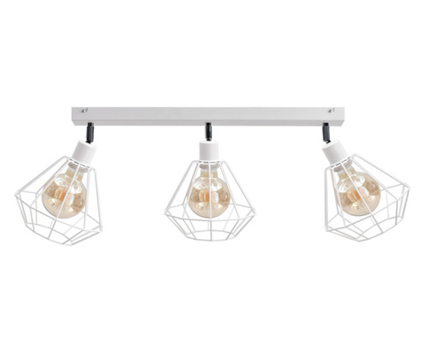 Skontrolujte Stropné svietidlo Keter Lighting FOSKAL 463 biele, 3×E27, 65 cm
