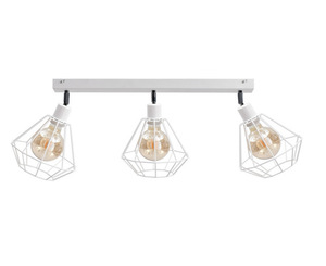 Stropné svietidlo Keter Lighting FOSKAL 463 biele, 3×E27, 65 cm small 0