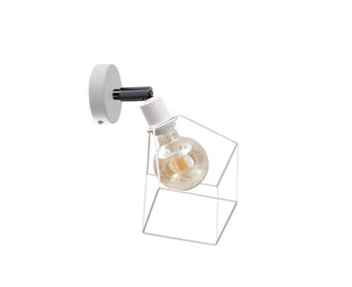 Skontrolujte Nástenné svietidlo Keter Lighting RUBEN WHITE 527, biely kov, 1×E27