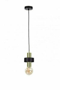 Závesné svietidlo Keter Lighting Unica 308 čierno-zlaté, 1×E27 small 0