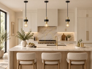 Závesné svietidlo Keter Lighting Unica 308 čierno-zlaté, 1×E27 small 1