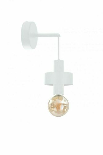 Skontrolujte Nástenné svietidlo Keter Lighting UNICA WHITE 1xE27 kovové biele, 30 cm