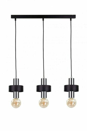 Skontrolujte Závesné svietidlo Keter Lighting UNICA 1054, 3×E27, čierno-strieborné