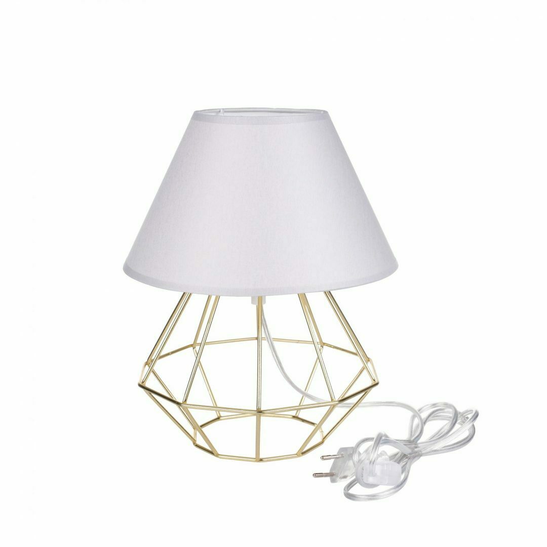 Skontrolujte Nočná lampa 1xE27 PATI GOLD / GREY II Nočná lampa 1xE27 PATI GOLD / GREY II