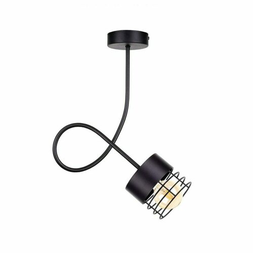 Skontrolujte Čierne stropné svietidlo Keter Lighting ELLE 1138, 1×E27