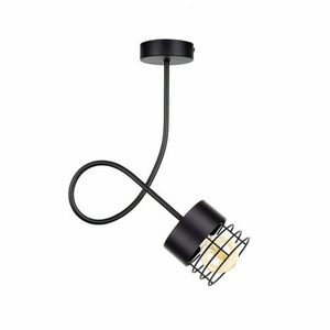 Čierne stropné svietidlo Keter Lighting ELLE 1138, 1×E27 small 0