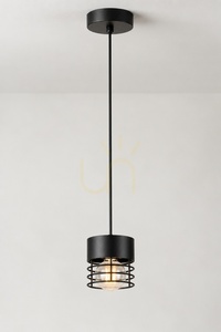 Závesné svietidlo Keter Lighting ELLE 1142, čierne, 1×E27 small 2