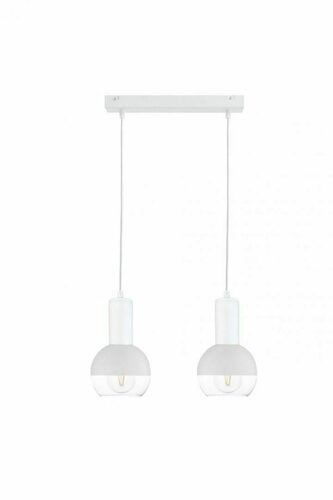 Skontrolujte Závesné svietidlo Keter Lighting ICE 1610 biele, sklenené, 2×E27
