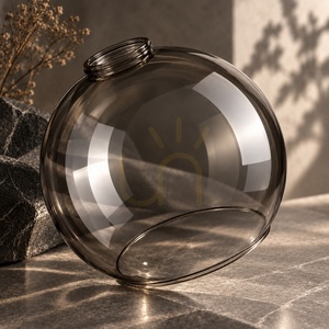 Nástenné svietidlo Keter Lighting MERA BLACK 1520, čierne, dymové sklo, 2×E27 small 4