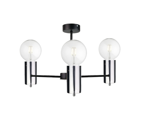 Skontrolujte Stropné svietidlo 3xE27 ARDE BLACK / SILVER