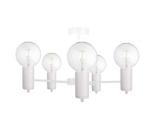 Skontrolujte Stropné svietidlo Keter Lighting ARDE WHITE 1714 biele 5xE27 50 cm