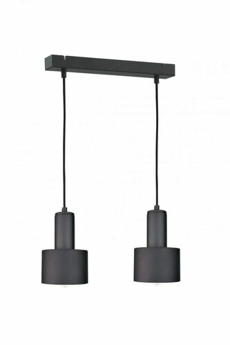 Skontrolujte Závesné svietidlo Keter Lighting Luce Black 2060, čierne, 2×E27, 50 cm