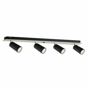 Stropný spot Keter Lighting EYE BLACK WOOD 4xGU10 čierna/drevo 60 cm small 0