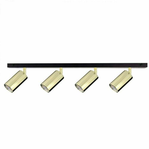 Skontrolujte Stropné svietidlo Keter Lighting Eye Black Gold 4 × GU10 čierno-zlaté 60 cm 2095