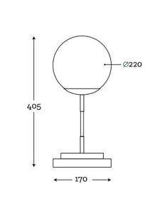 Stojacia lampa Bacan Table Famlight small 3