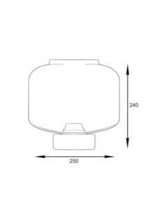 Stolná lampa Jawa Transparent Famlight small 1