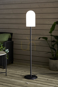 Podlahová lampa Markslojd Afternoon 107998 čierna/biela IP44 small 1