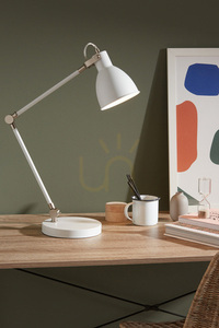 Stolná lampa Markslojd HOUSE 107738 biela kovová 62 cm small 1