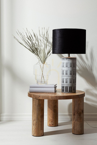 Stolová lampa Markslojd Ichi 108103 čierno-sivá keramika 64 cm small 1