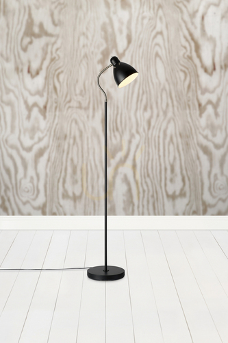 Skontrolujte Podlahová lampa Markslojd NITTA 108016 čierna kovová 145 cm