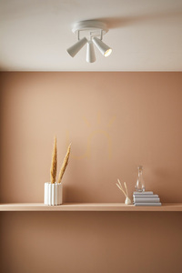 Plafond Markslojd CREST 108203 biely kovový 3x7W 36 cm small 1