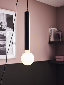Prívesné svetlo Markslojd Sencillo 108260 čierne kovové 1x40W small 1