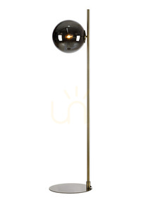 Podlahová lampa Markslojd Dione 108274 starožitná mosadz/dymové sklo 134,5 cm small 0