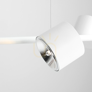 Závesná lampa Aldex Bot 4 biela 4xGU10-AR111 1046L small 2