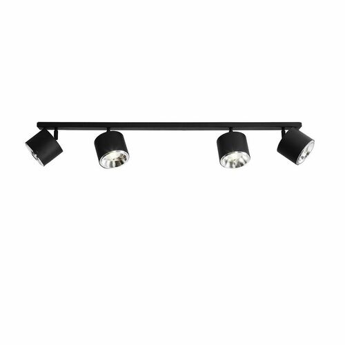 Skontrolujte Plafón Aldex čierny kov GU10-AR111 4x10W 100 cm SKU 1047PL_L1