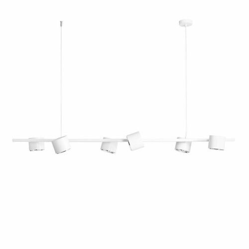 Skontrolujte Závesná lampa Aldex Bot 6 biela, 6x GU10, 161 cm, 1046K